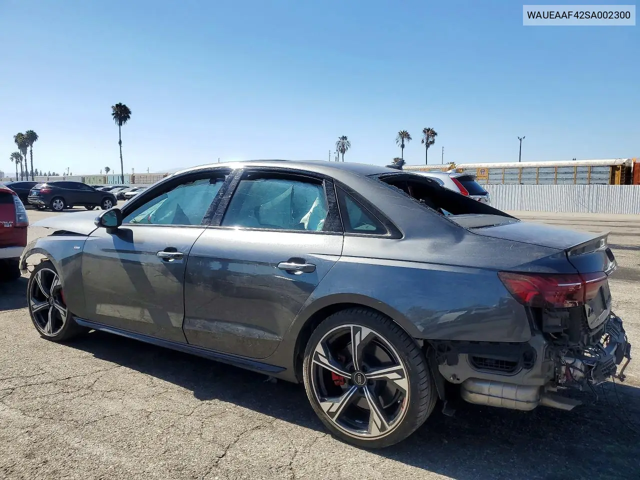 2025 Audi A4 Premium Plus 45 VIN: WAUEAAF42SA002300 Lot: 60616486