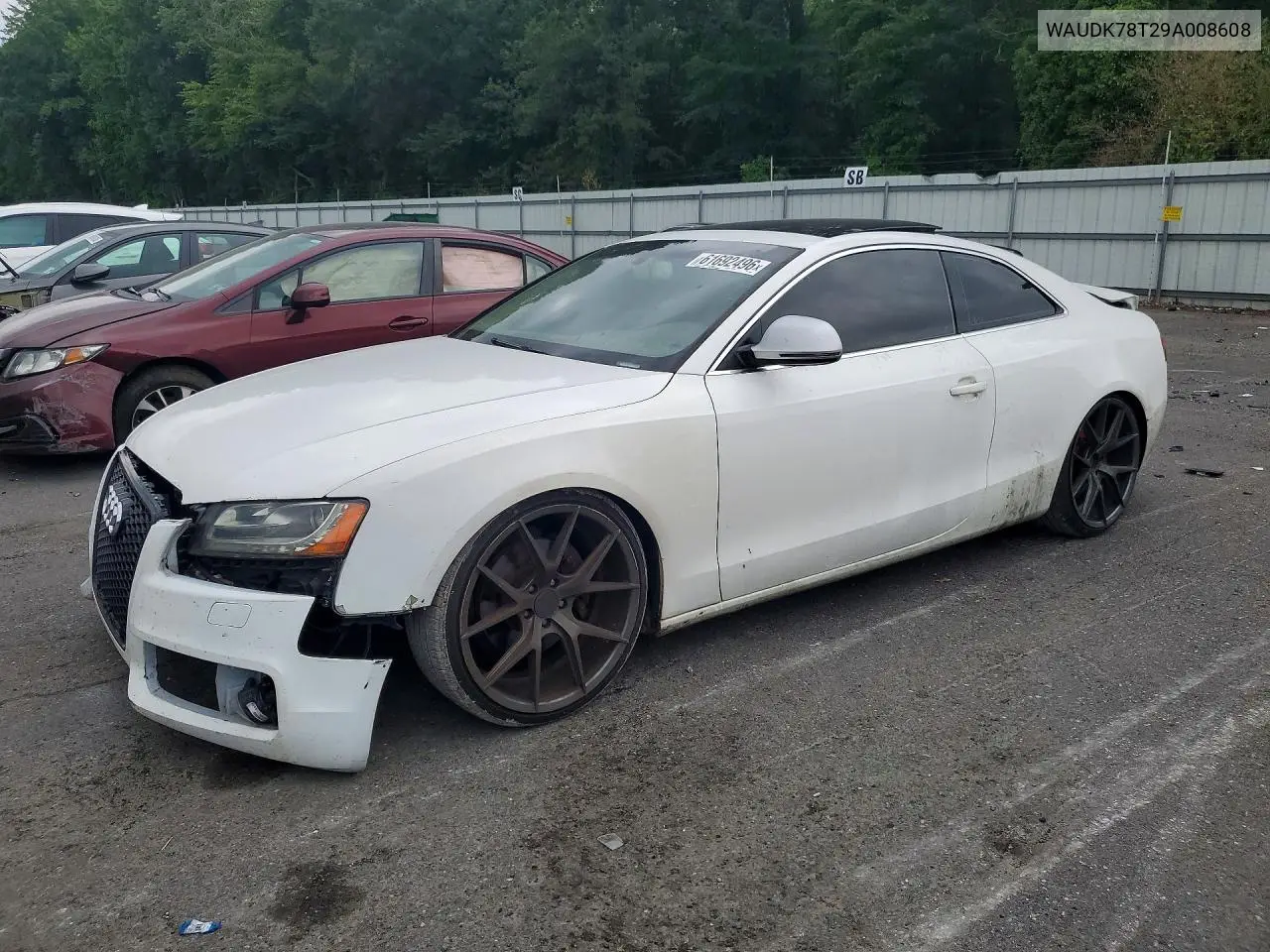 2009 Audi A5 Quattro VIN: WAUDK78T29A008608 Lot: 61692496