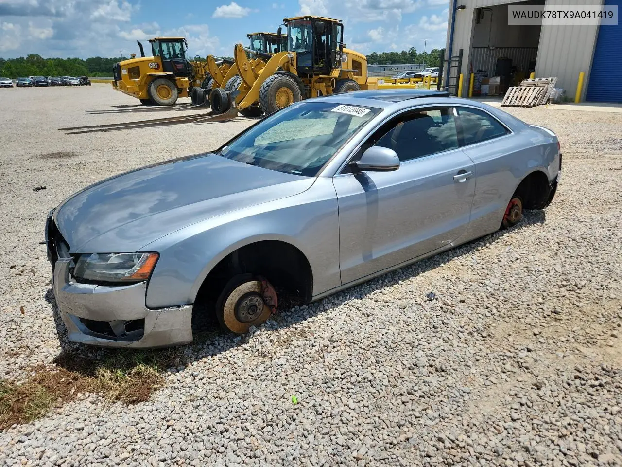 2009 Audi A5 Quattro VIN: WAUDK78TX9A041419 Lot: 61812046