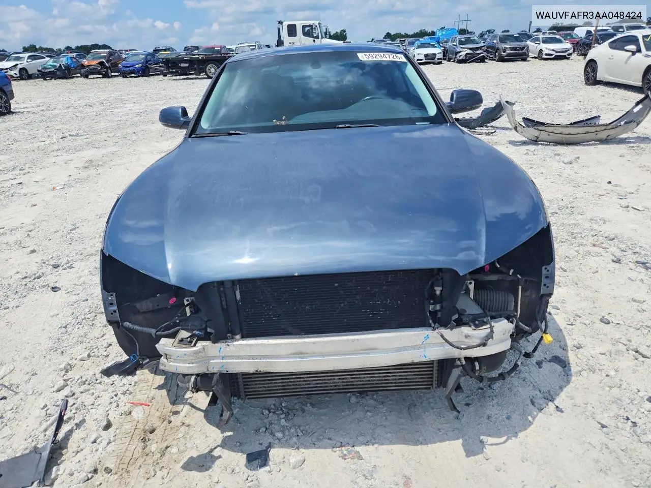 2010 Audi A5 Prestige VIN: WAUVFAFR3AA048424 Lot: 59294726