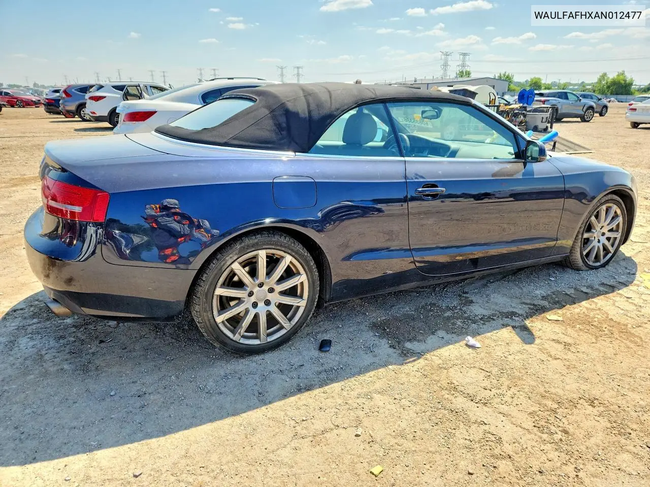 2010 Audi A5 Premium Plus VIN: WAULFAFHXAN012477 Lot: 60635386