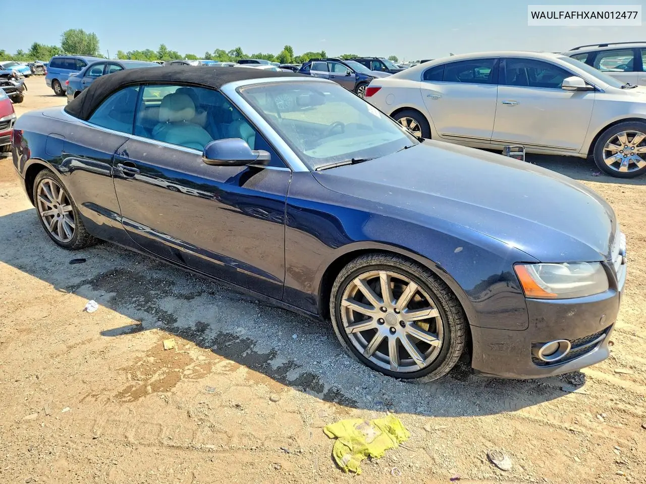 2010 Audi A5 Premium Plus VIN: WAULFAFHXAN012477 Lot: 60635386