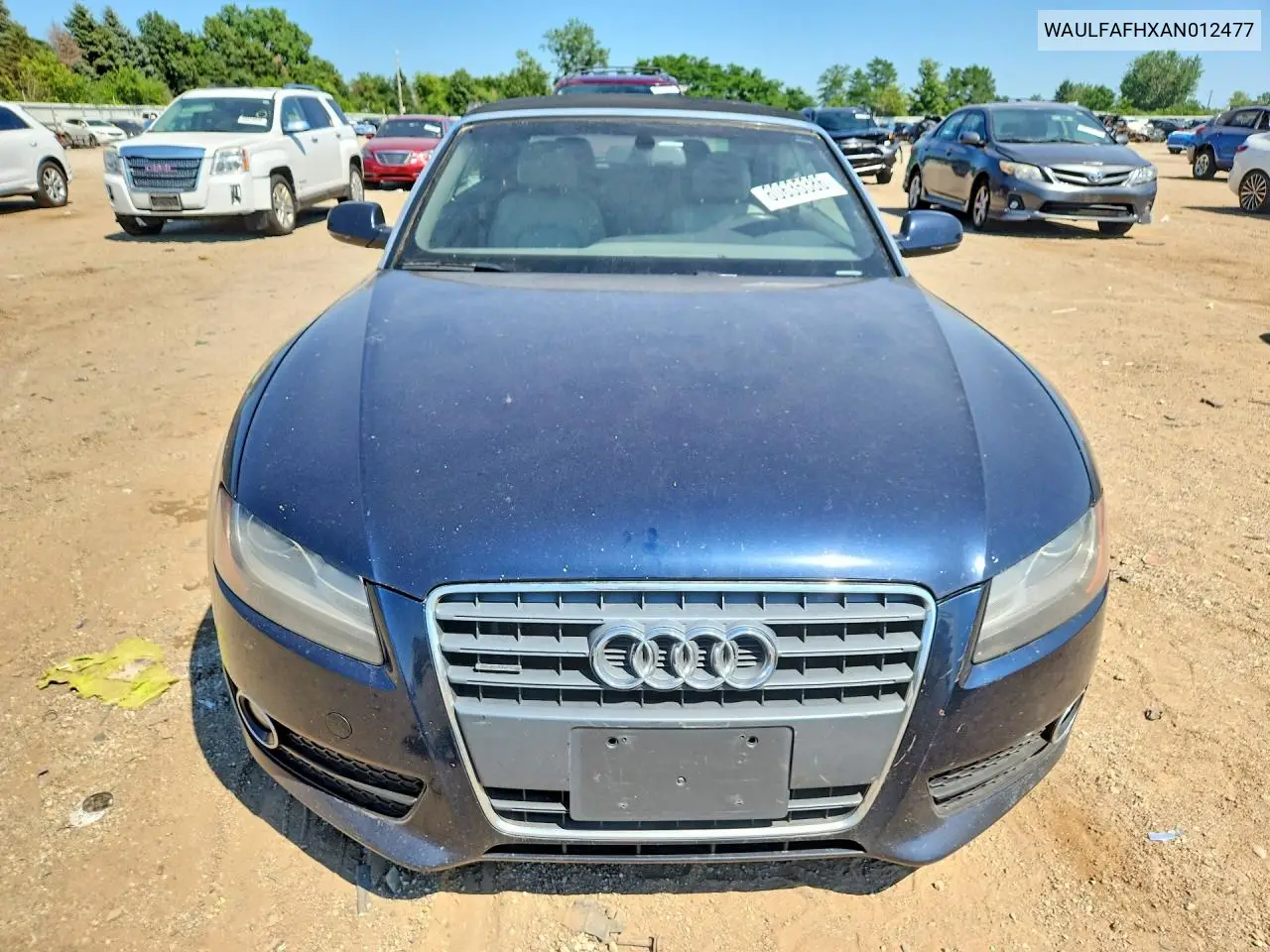 2010 Audi A5 Premium Plus VIN: WAULFAFHXAN012477 Lot: 60635386