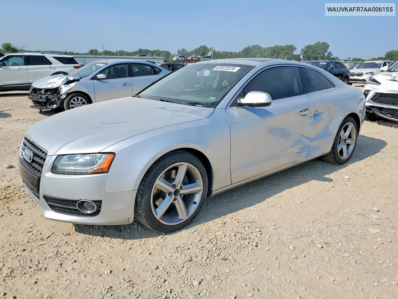 2010 Audi A5 Prestige VIN: WAUVKAFR7AA006155 Lot: 60922026