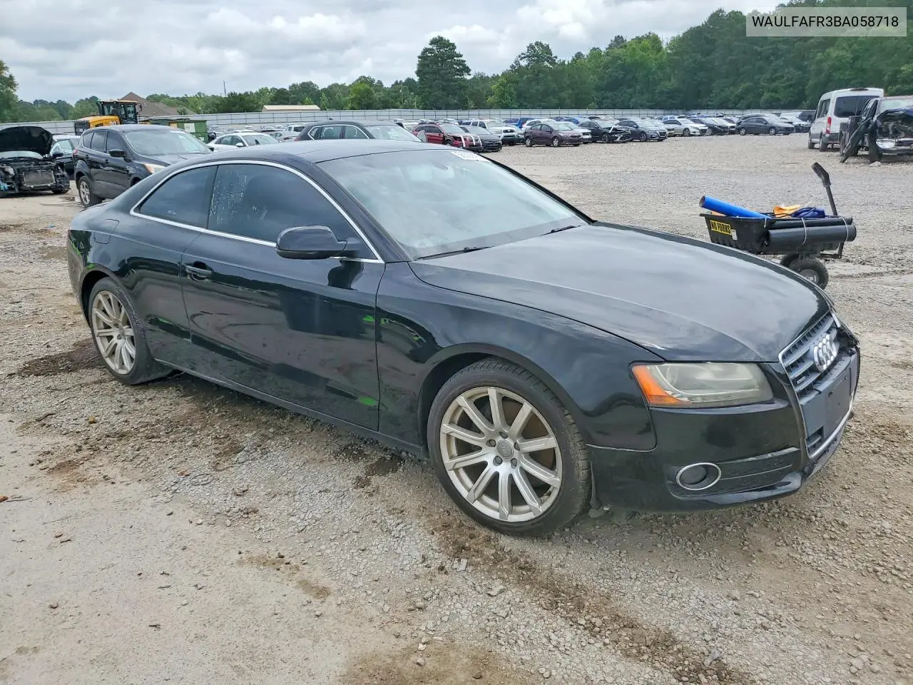 2011 Audi A5 Premium Plus VIN: WAULFAFR3BA058718 Lot: 56339186