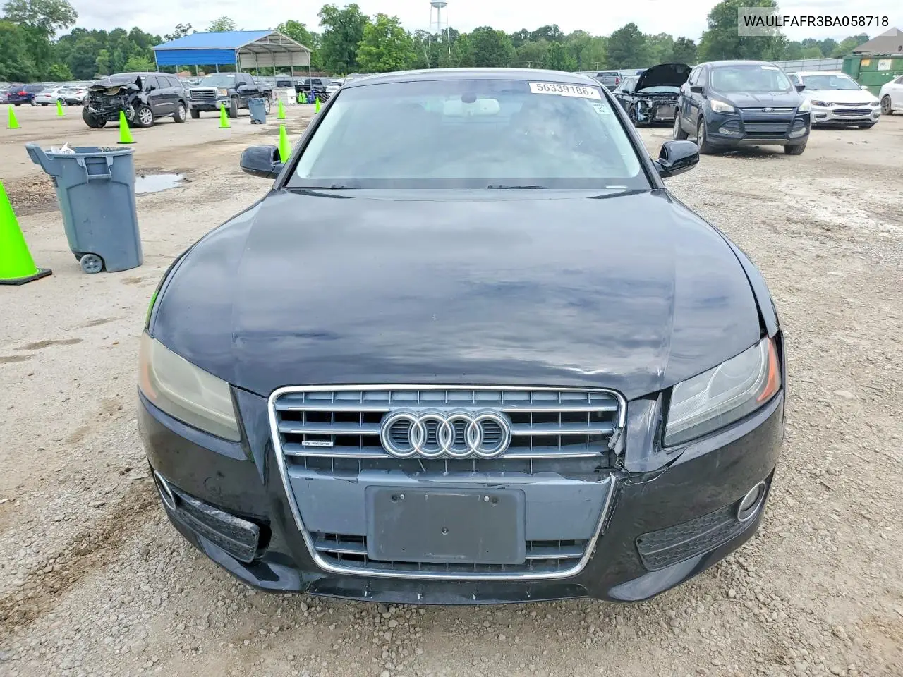 2011 Audi A5 Premium Plus VIN: WAULFAFR3BA058718 Lot: 56339186