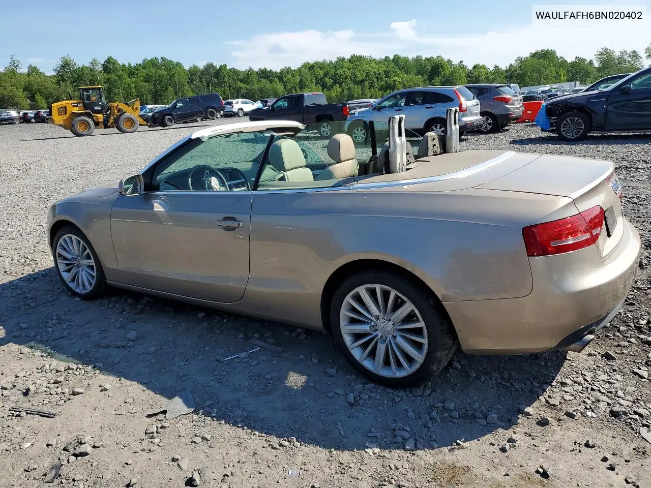 2011 Audi A5 Premium Plus VIN: WAULFAFH6BN020402 Lot: 56543986