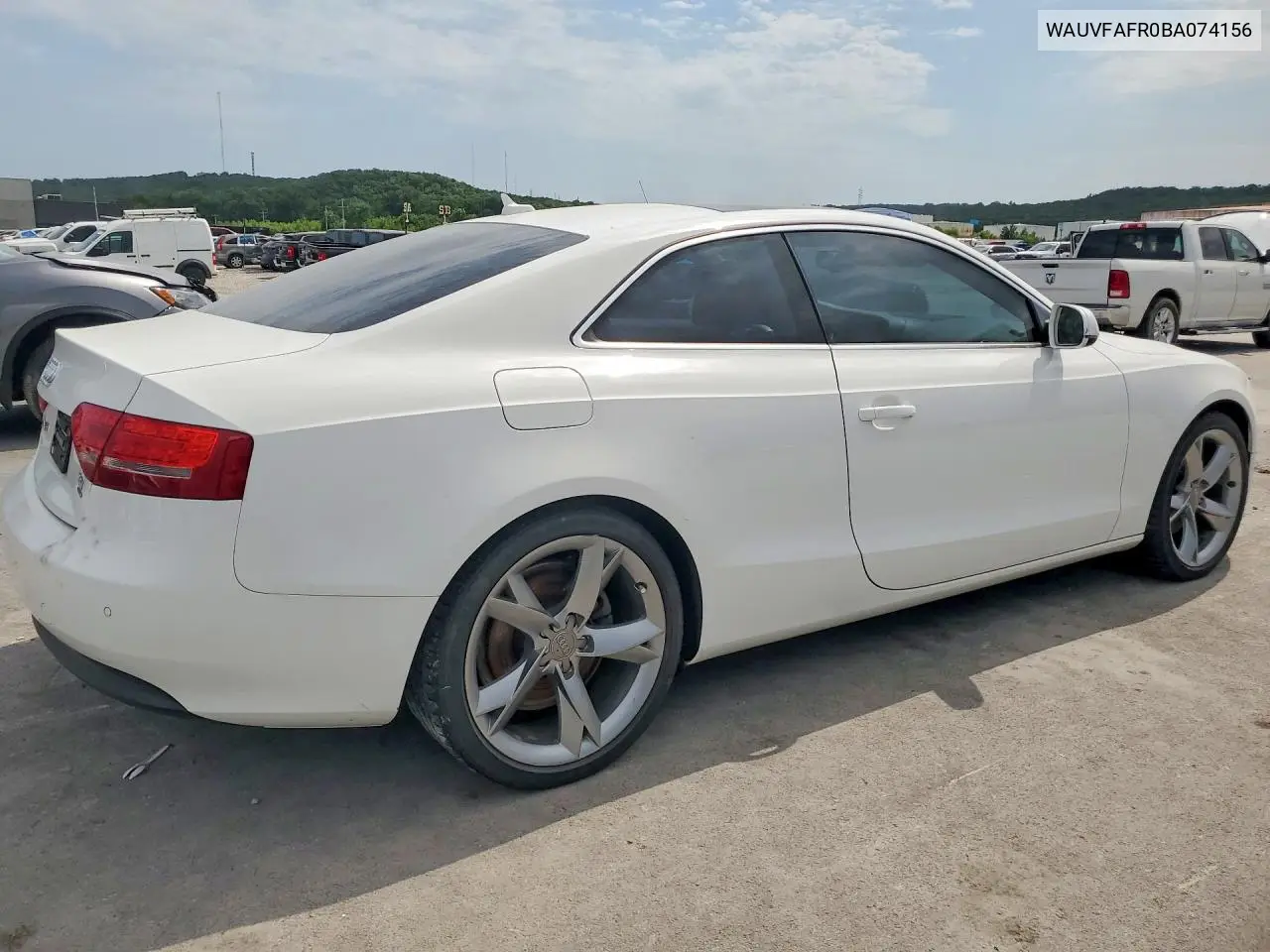 2011 Audi A5 Prestige VIN: WAUVFAFR0BA074156 Lot: 59910176