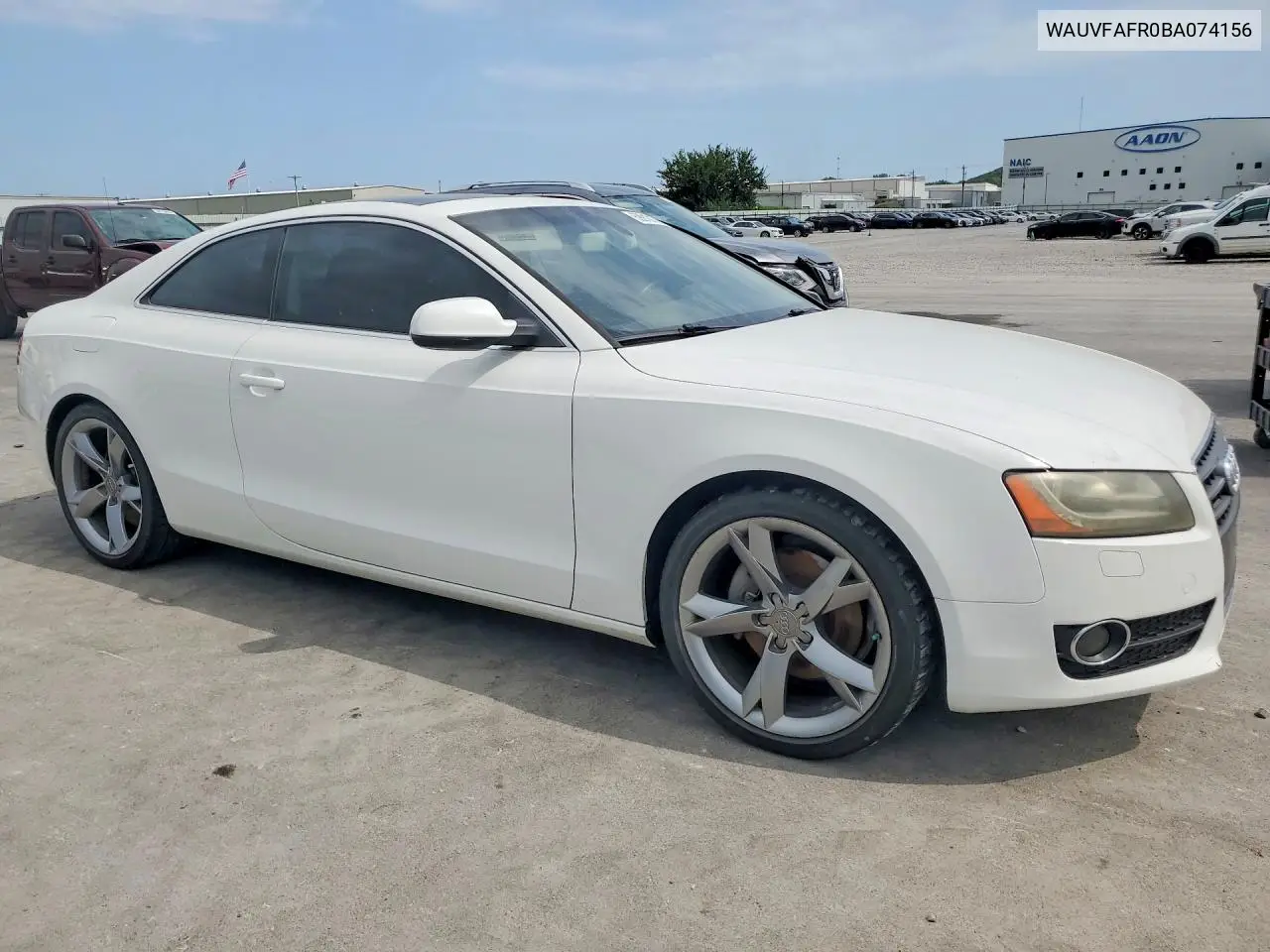 2011 Audi A5 Prestige VIN: WAUVFAFR0BA074156 Lot: 59910176