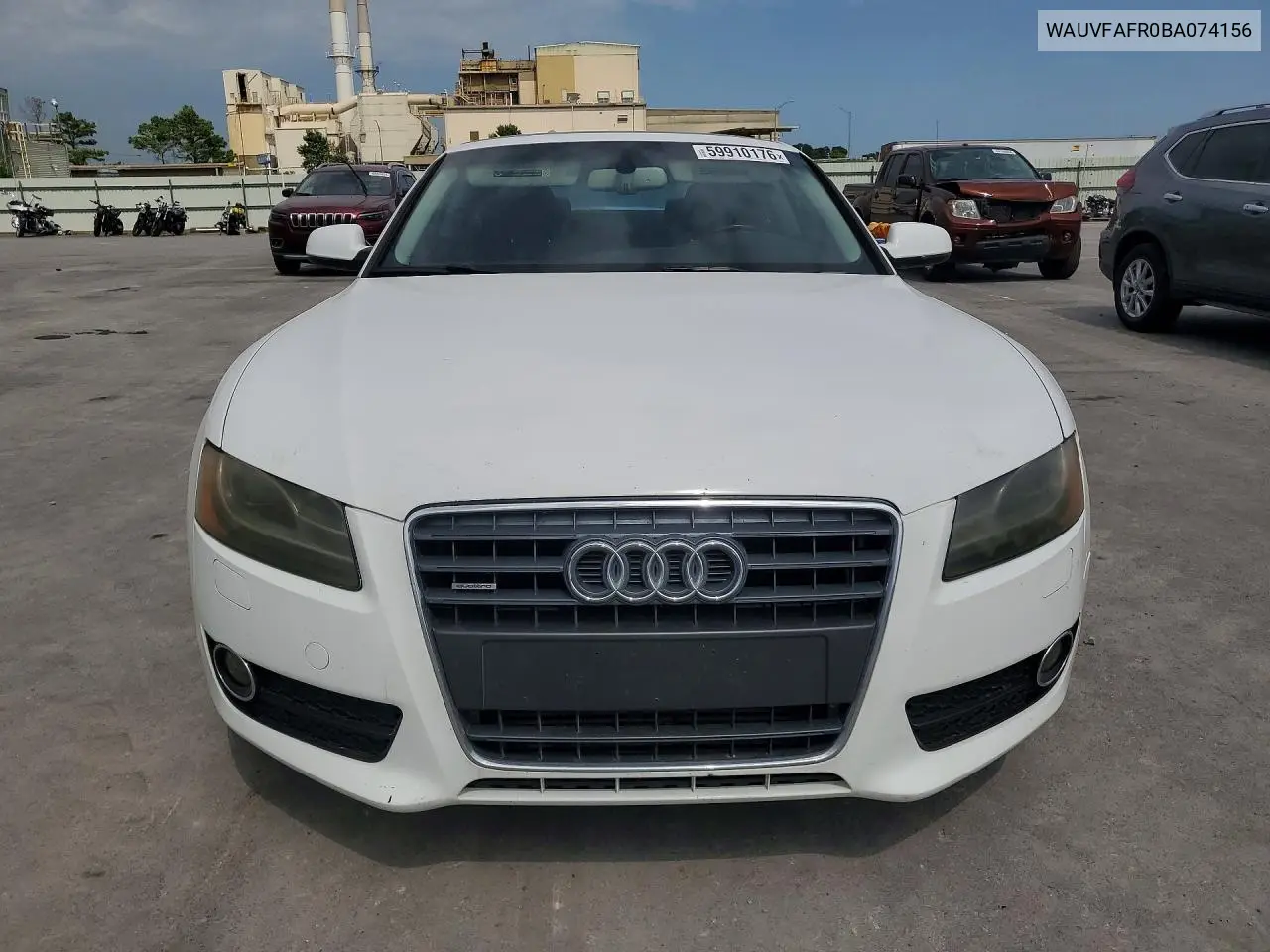 2011 Audi A5 Prestige VIN: WAUVFAFR0BA074156 Lot: 59910176