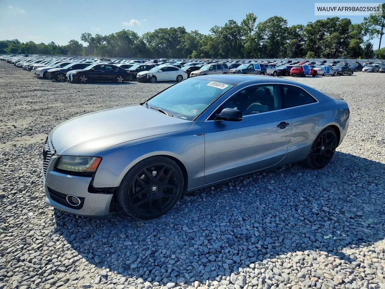 2011 Audi A5 Prestige VIN: WAUVFAFR9BA025053 Lot: 59950976