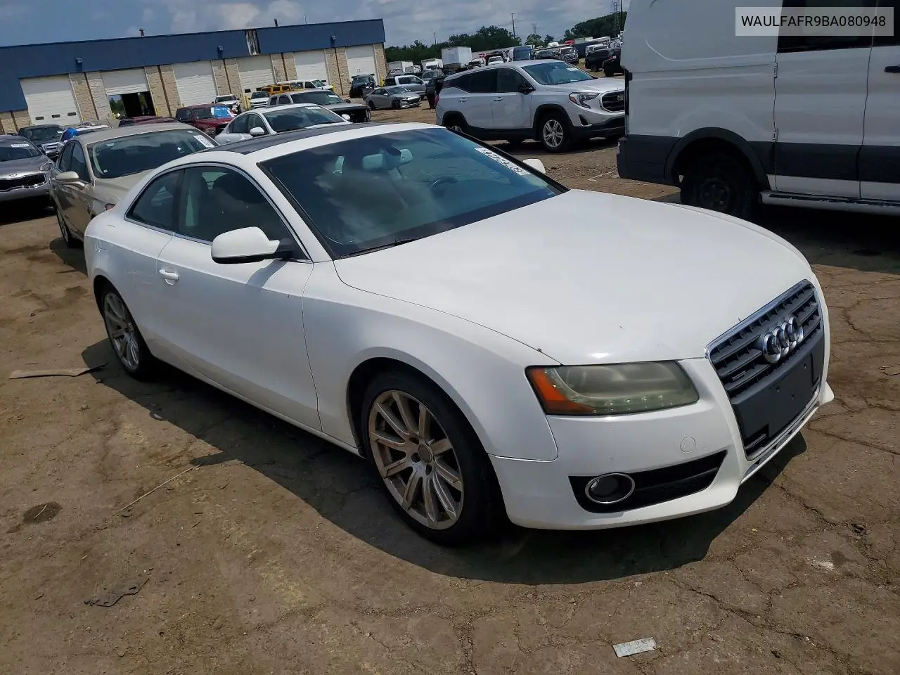 2011 Audi A5 Premium Plus VIN: WAULFAFR9BA080948 Lot: 60762426