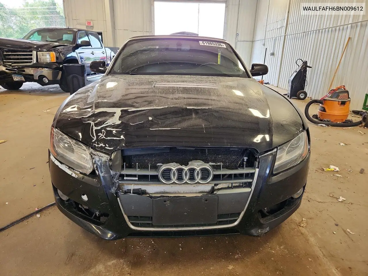2011 Audi A5 Premium Plus VIN: WAULFAFH6BN009612 Lot: 61985336