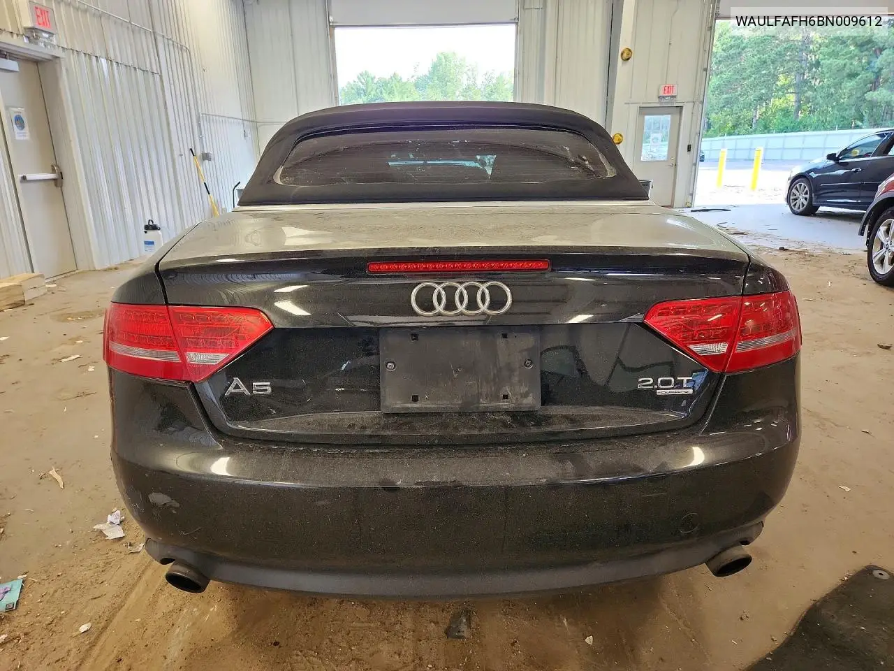 2011 Audi A5 Premium Plus VIN: WAULFAFH6BN009612 Lot: 61985336