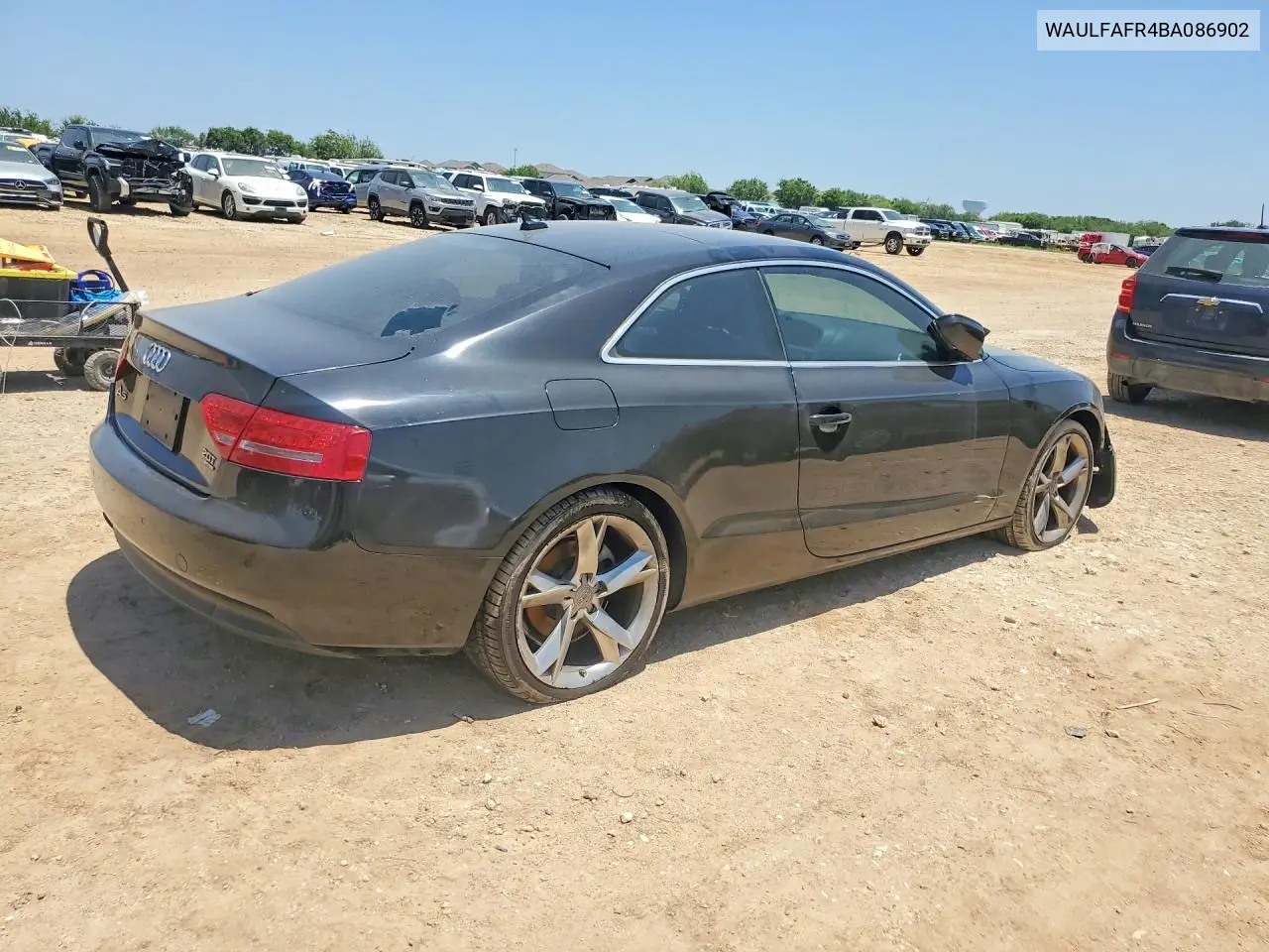 2011 Audi A5 Premium Plus VIN: WAULFAFR4BA086902 Lot: 62069096