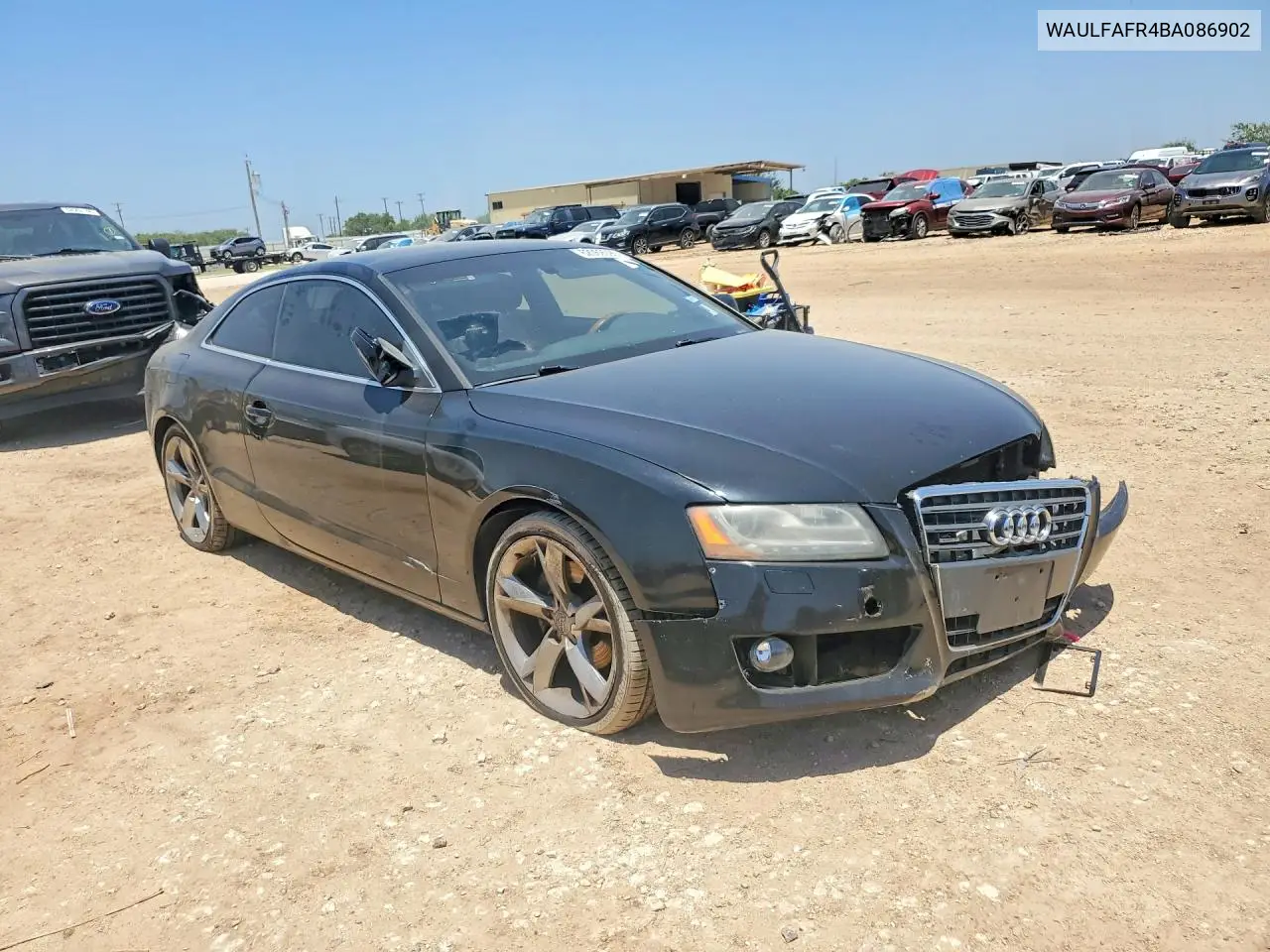 2011 Audi A5 Premium Plus VIN: WAULFAFR4BA086902 Lot: 62069096