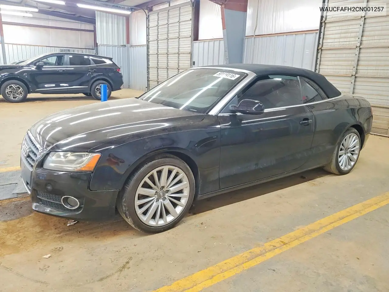 2012 Audi A5 Premium VIN: WAUVFAFH2CN001257 Lot: 50119116