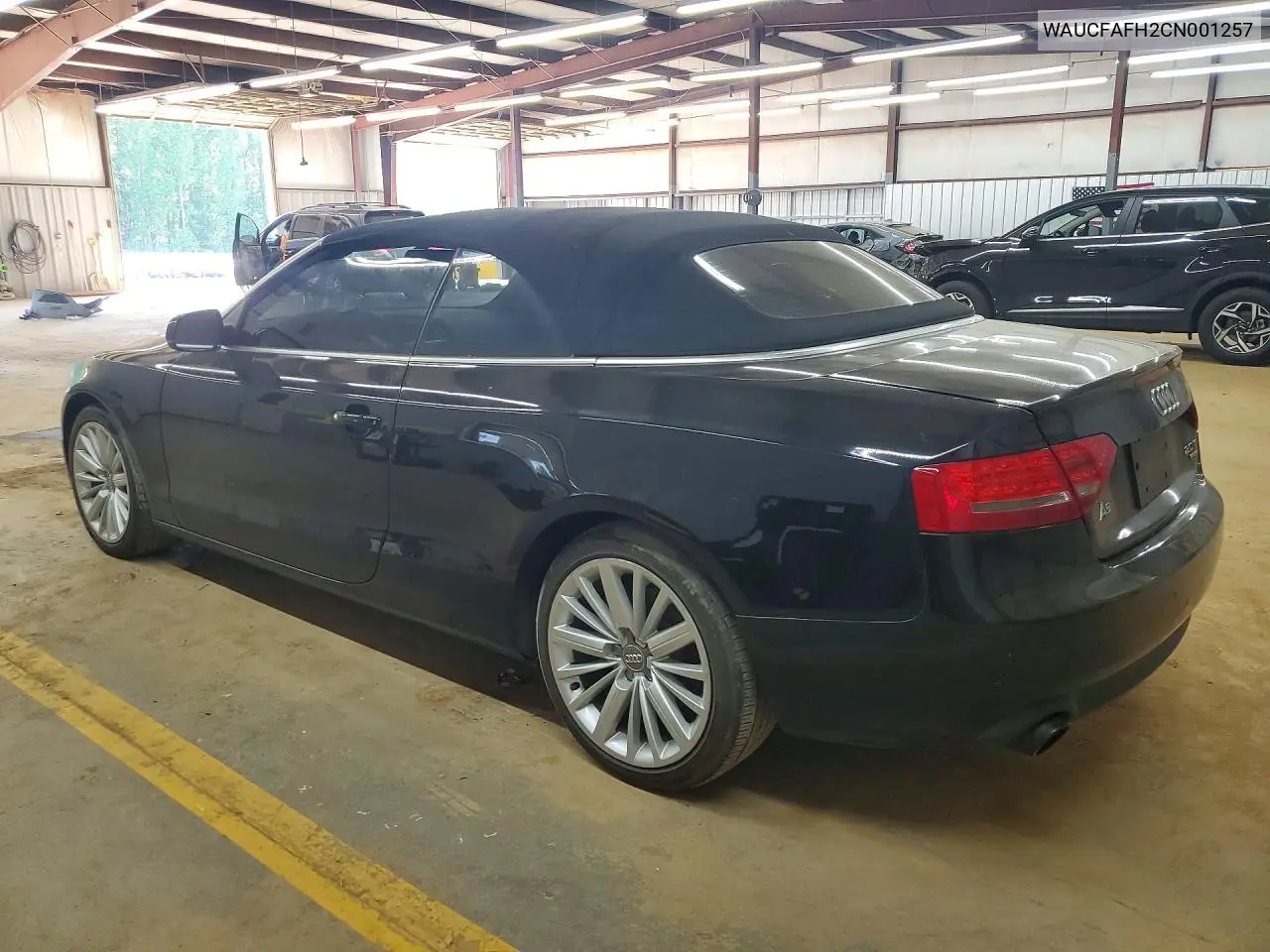 2012 Audi A5 Premium VIN: WAUVFAFH2CN001257 Lot: 50119116
