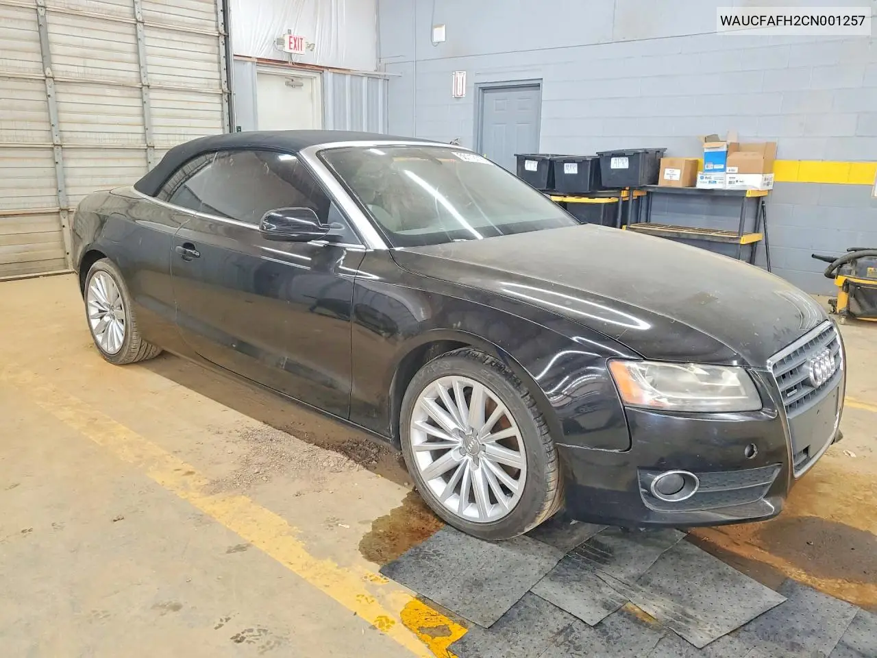 2012 Audi A5 Premium VIN: WAUVFAFH2CN001257 Lot: 50119116