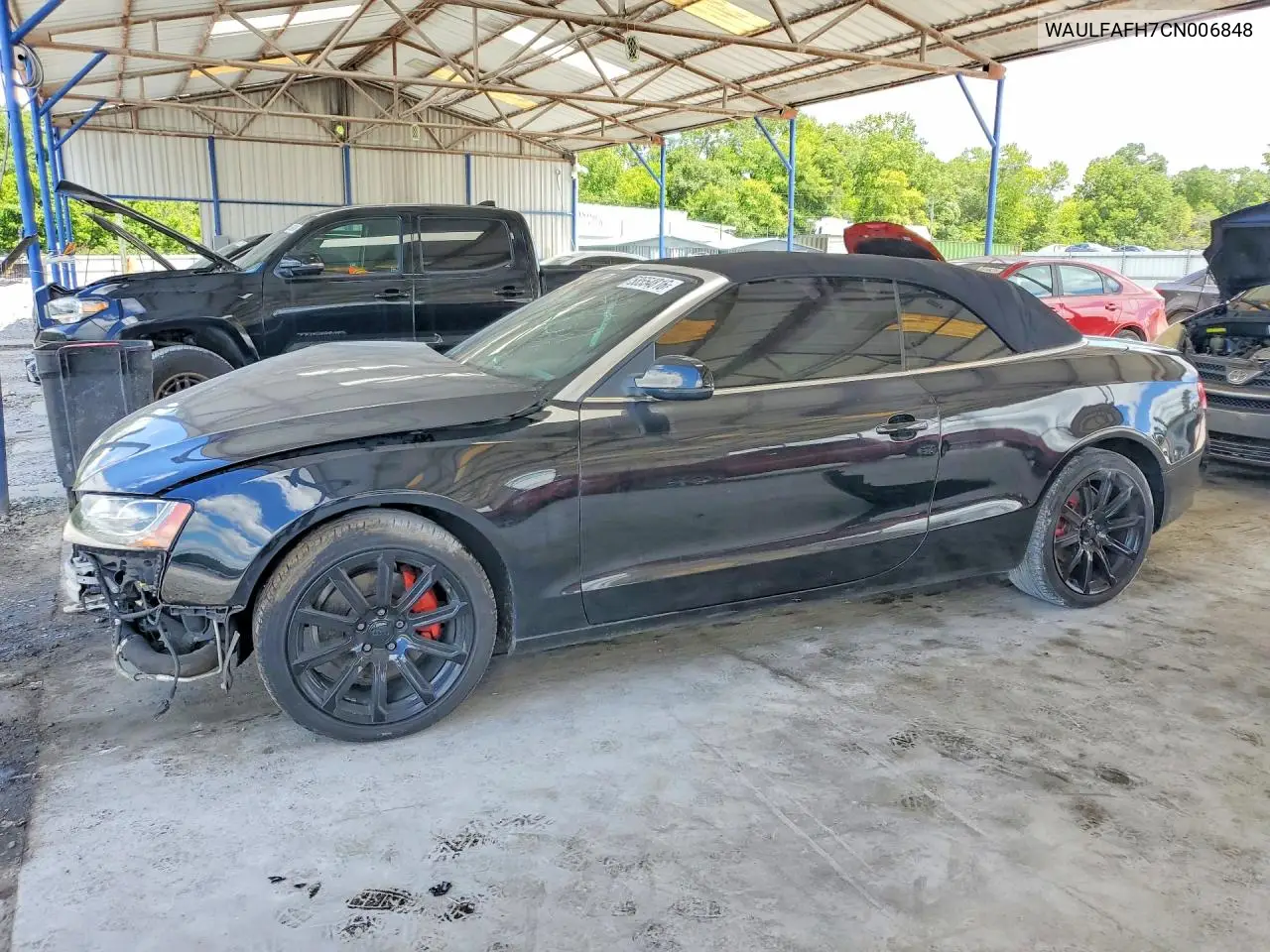 2012 Audi A5 Premium Plus VIN: WAULFAFH7CN006848 Lot: 58554816