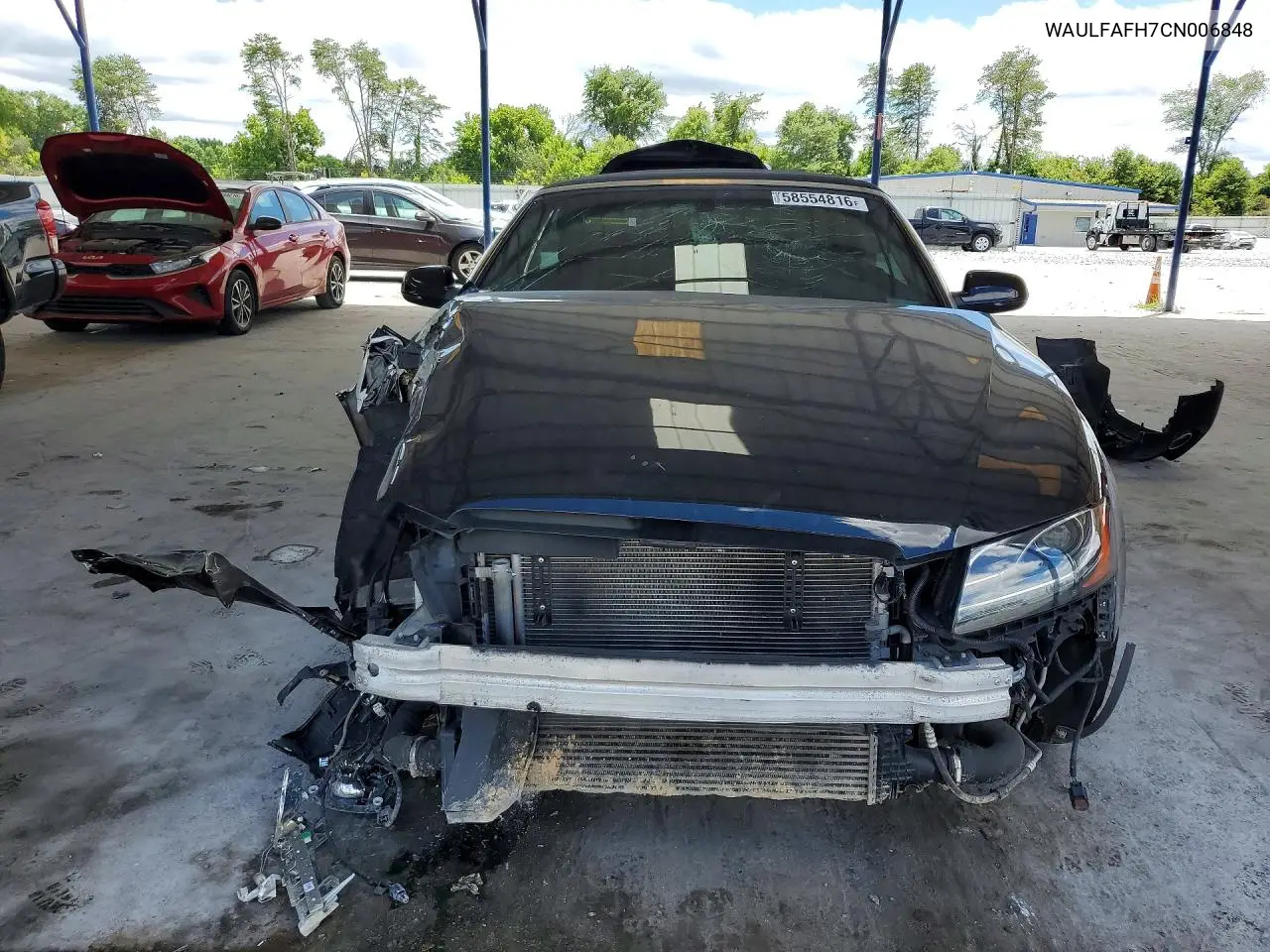 2012 Audi A5 Premium Plus VIN: WAULFAFH7CN006848 Lot: 58554816