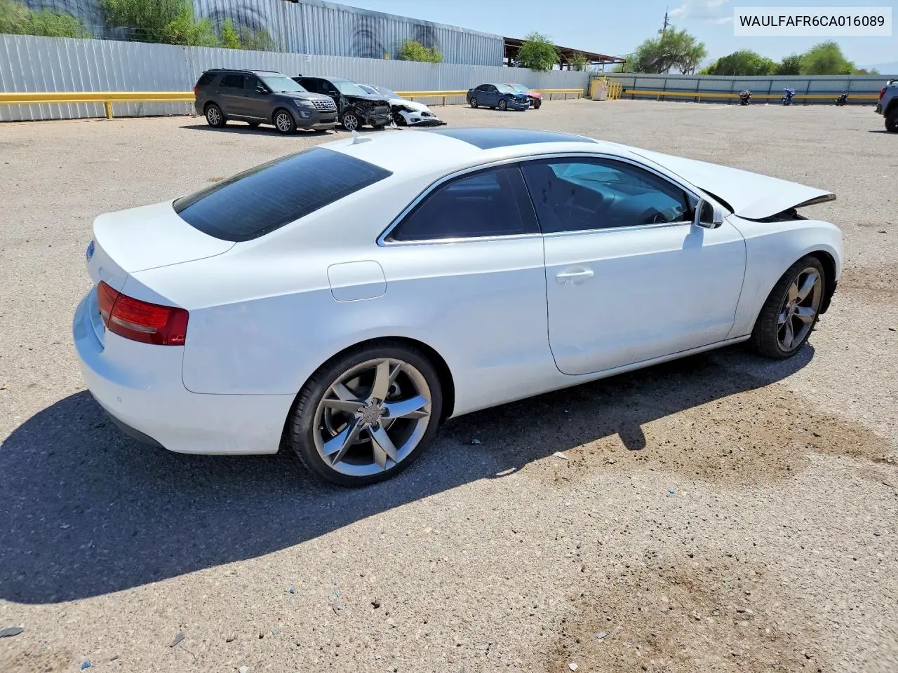 2012 Audi A5 Premium Plus VIN: WAULFAFR6CA016089 Lot: 59384586