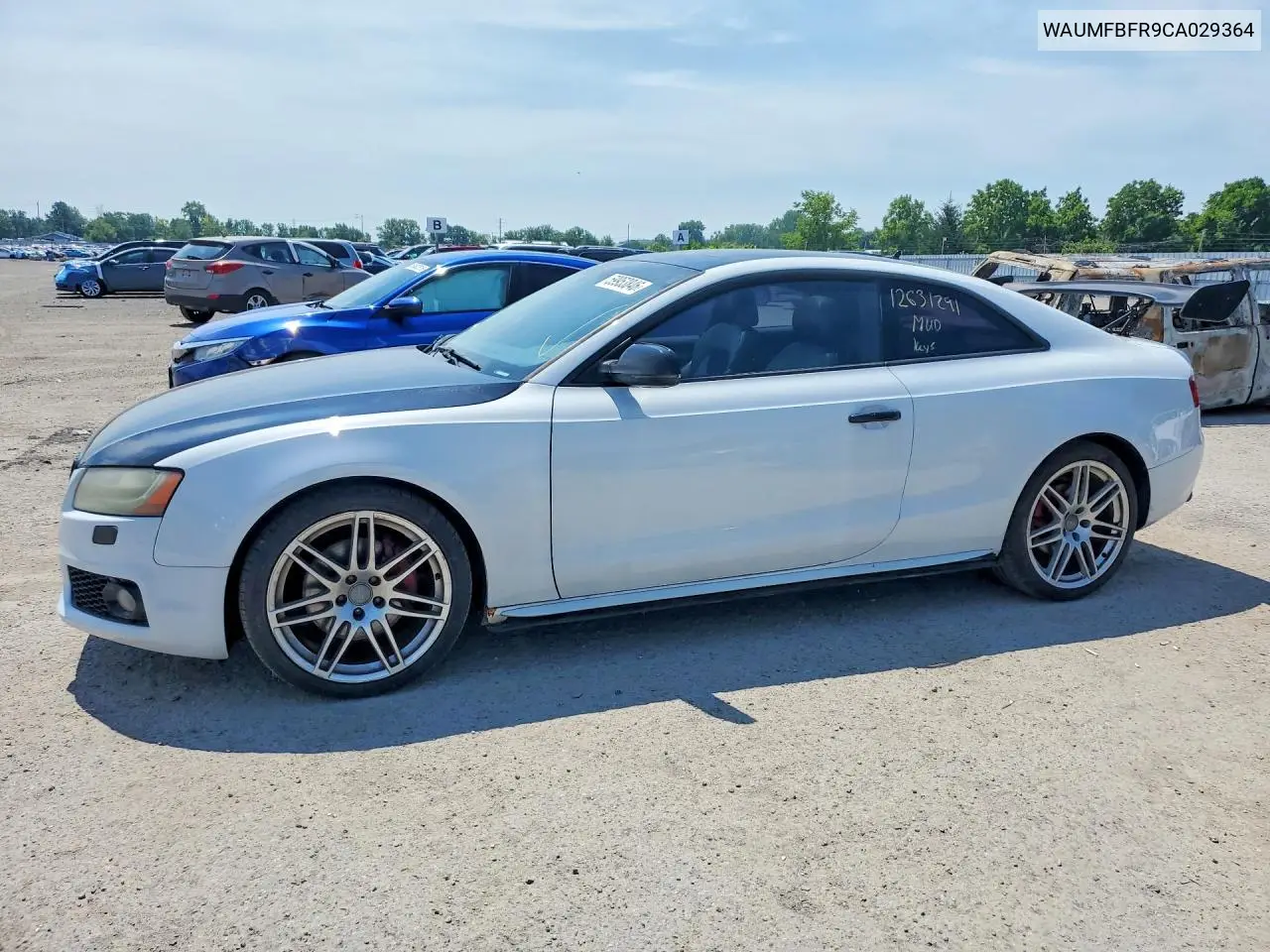 2012 Audi A5 Premium VIN: WAUMFBFR9CA029364 Lot: 59953846