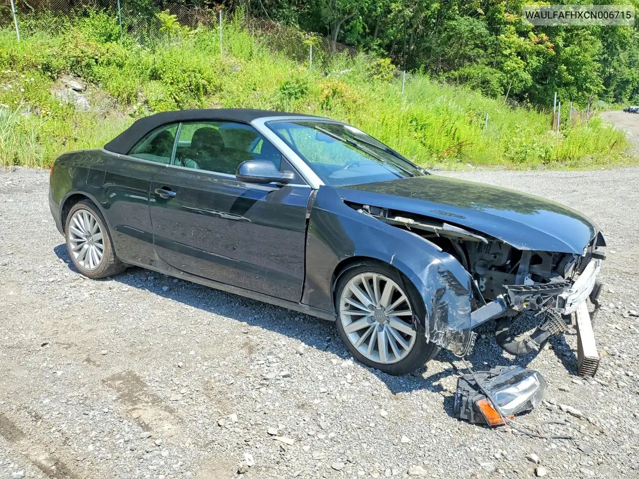 2012 Audi A5 Premium Plus VIN: WAULFAFHXCN006715 Lot: 60379306