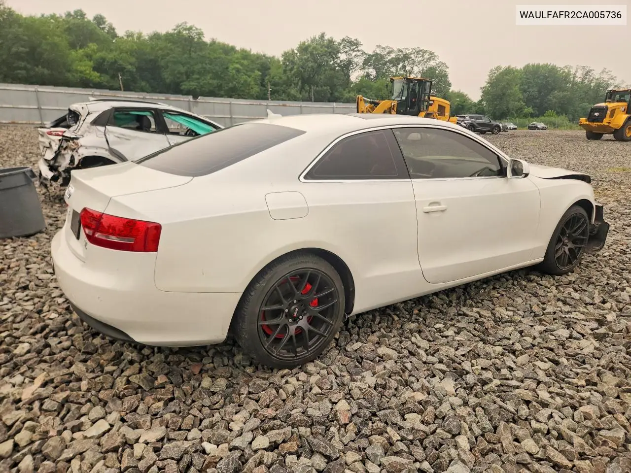 2012 Audi A5 Premium Plus VIN: WAULFAFR2CA005736 Lot: 60407116