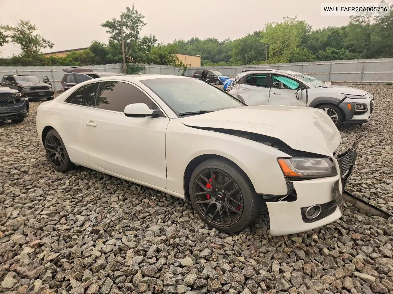 2012 Audi A5 Premium Plus VIN: WAULFAFR2CA005736 Lot: 60407116