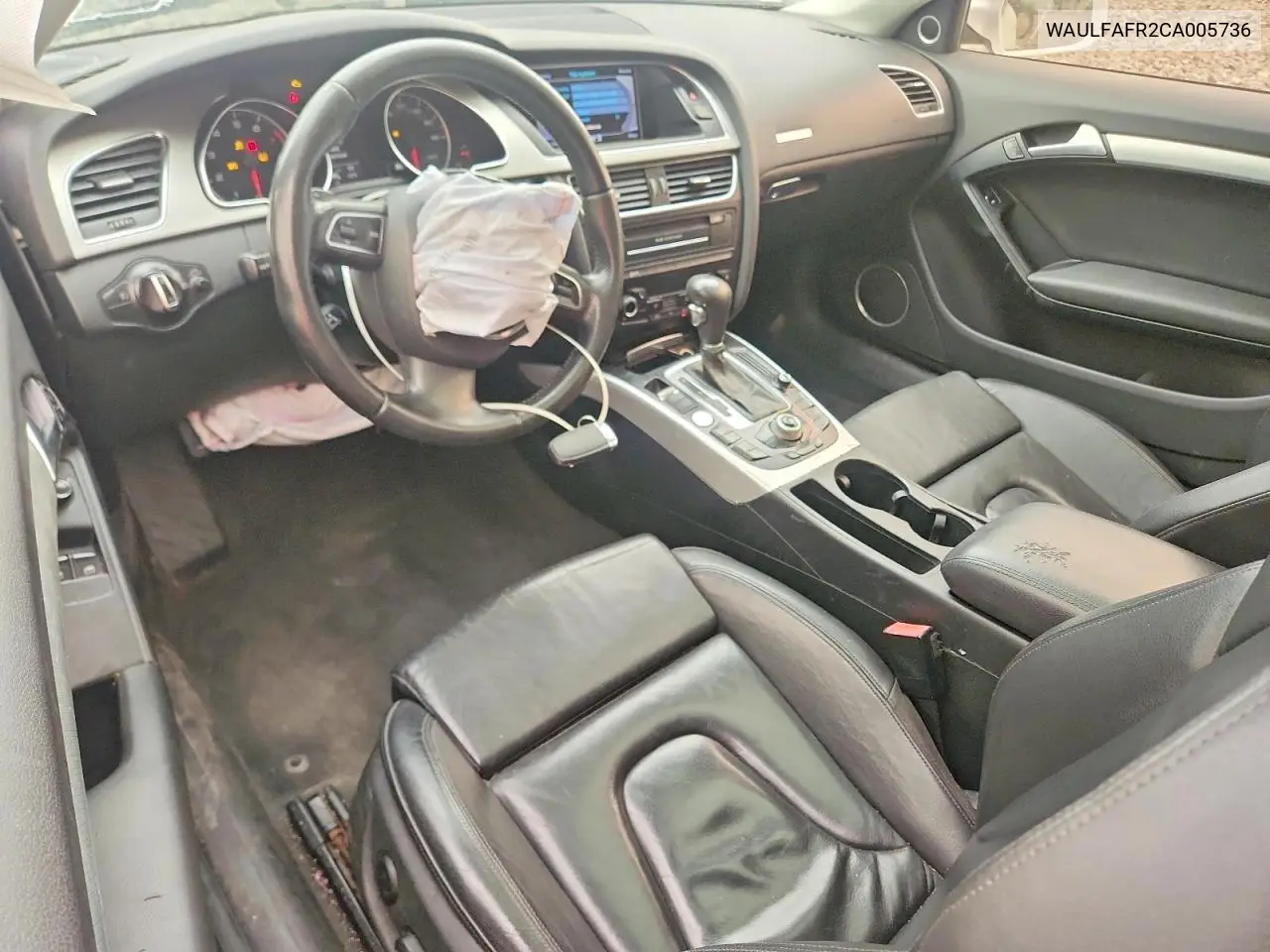 2012 Audi A5 Premium Plus VIN: WAULFAFR2CA005736 Lot: 60407116