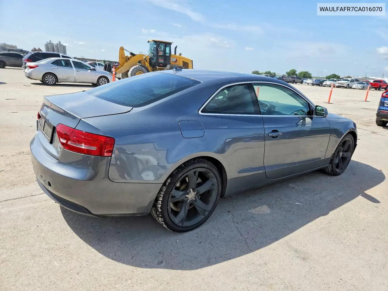2012 Audi A5 Premium Plus VIN: WAULFAFR7CA016070 Lot: 61194186
