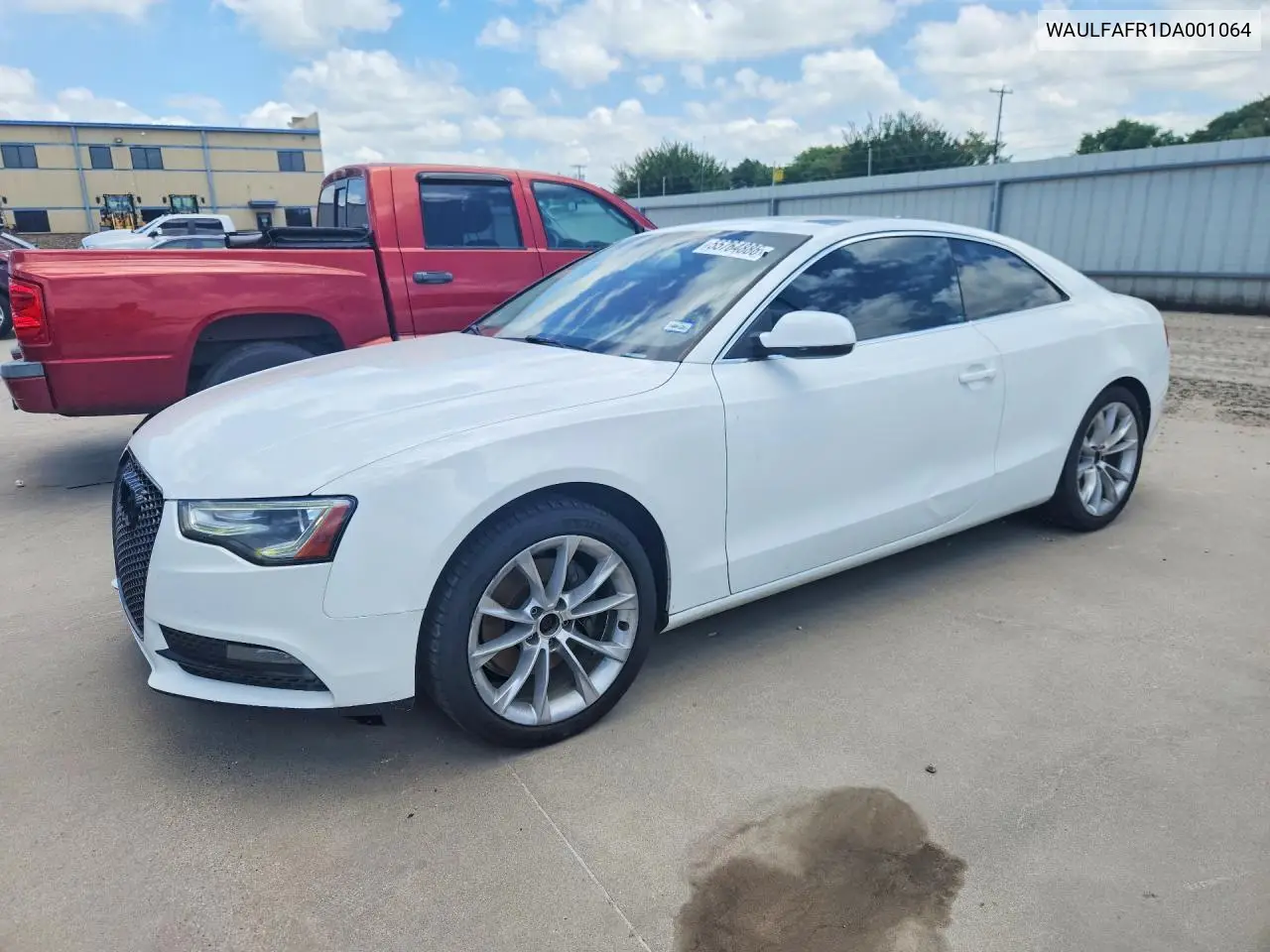 2013 Audi A5 Premium Plus VIN: WAULFAFR1DA001064 Lot: 55764886