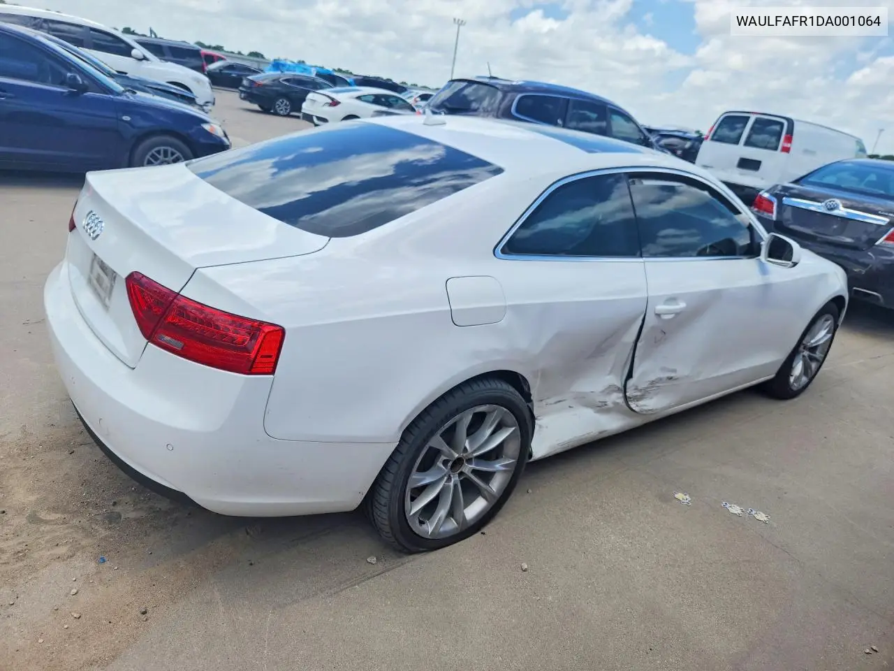 2013 Audi A5 Premium Plus VIN: WAULFAFR1DA001064 Lot: 55764886