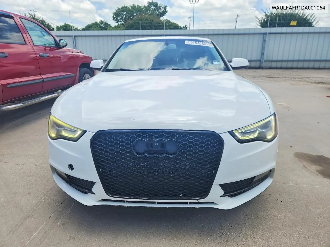 2013 Audi A5 Premium Plus VIN: WAULFAFR1DA001064 Lot: 55764886