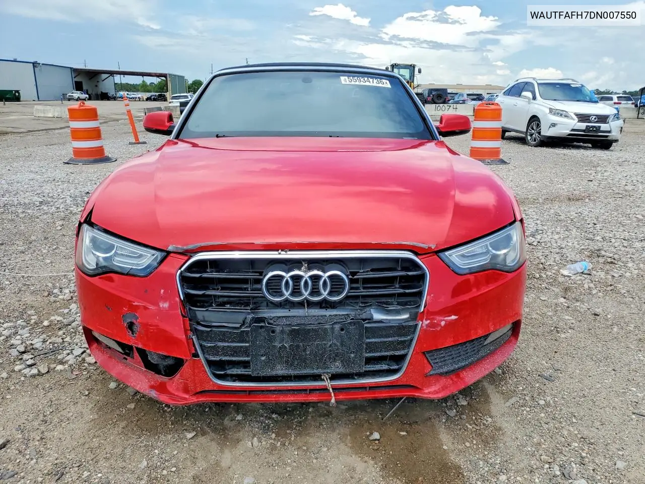 2013 Audi A5 Prestige VIN: WAUTFAFH7DN007550 Lot: 55934736