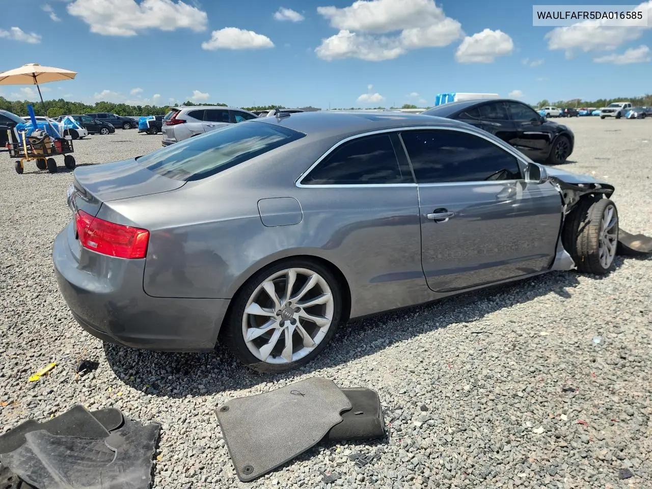 2013 Audi A5 Premium Plus VIN: WAULFAFR5DA016585 Lot: 58512546