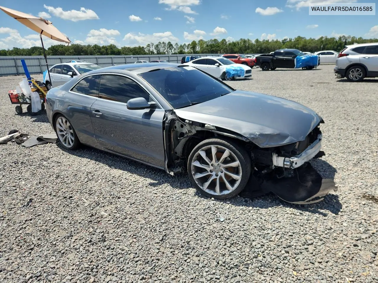 2013 Audi A5 Premium Plus VIN: WAULFAFR5DA016585 Lot: 58512546