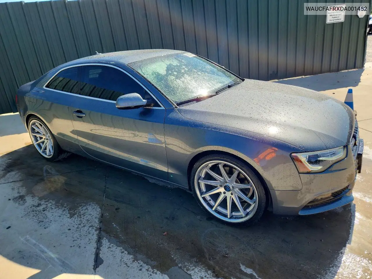 2013 Audi A5 Premium VIN: WAUCFAFRXDA001452 Lot: 58542476