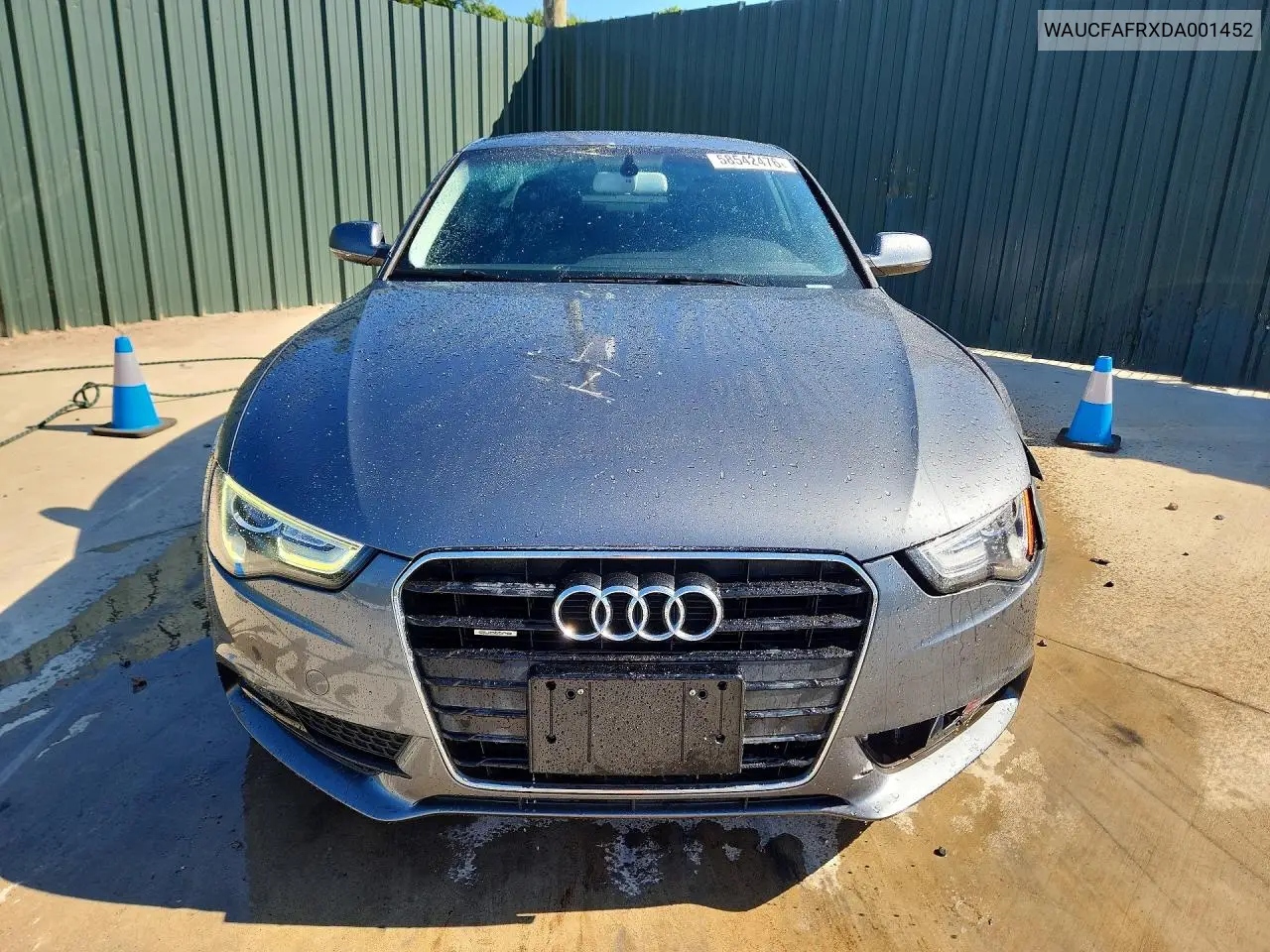 2013 Audi A5 Premium VIN: WAUCFAFRXDA001452 Lot: 58542476