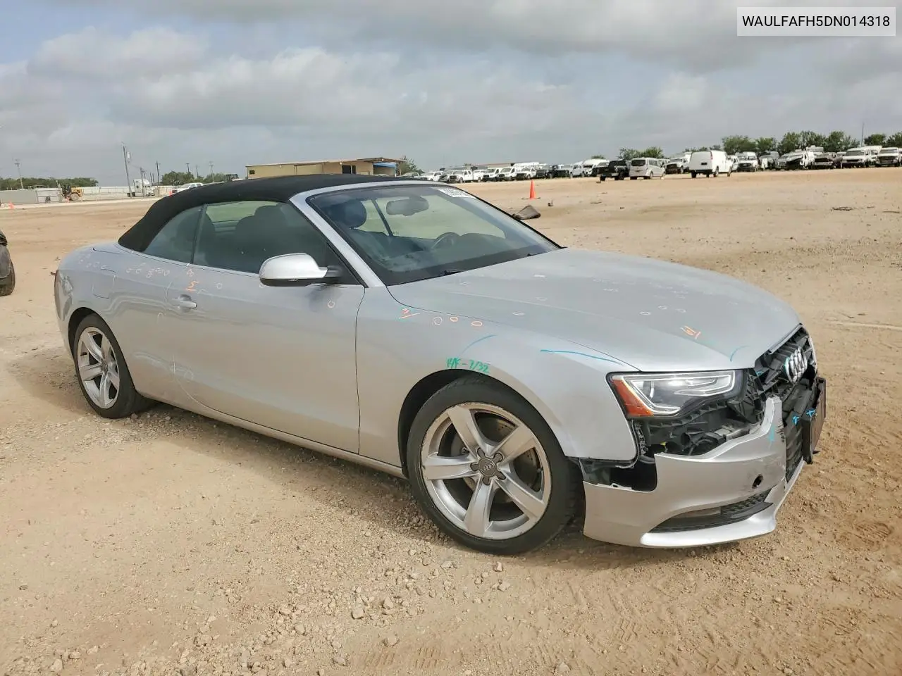 2013 Audi A5 Premium Plus VIN: WAULFAFH5DN014318 Lot: 59064306