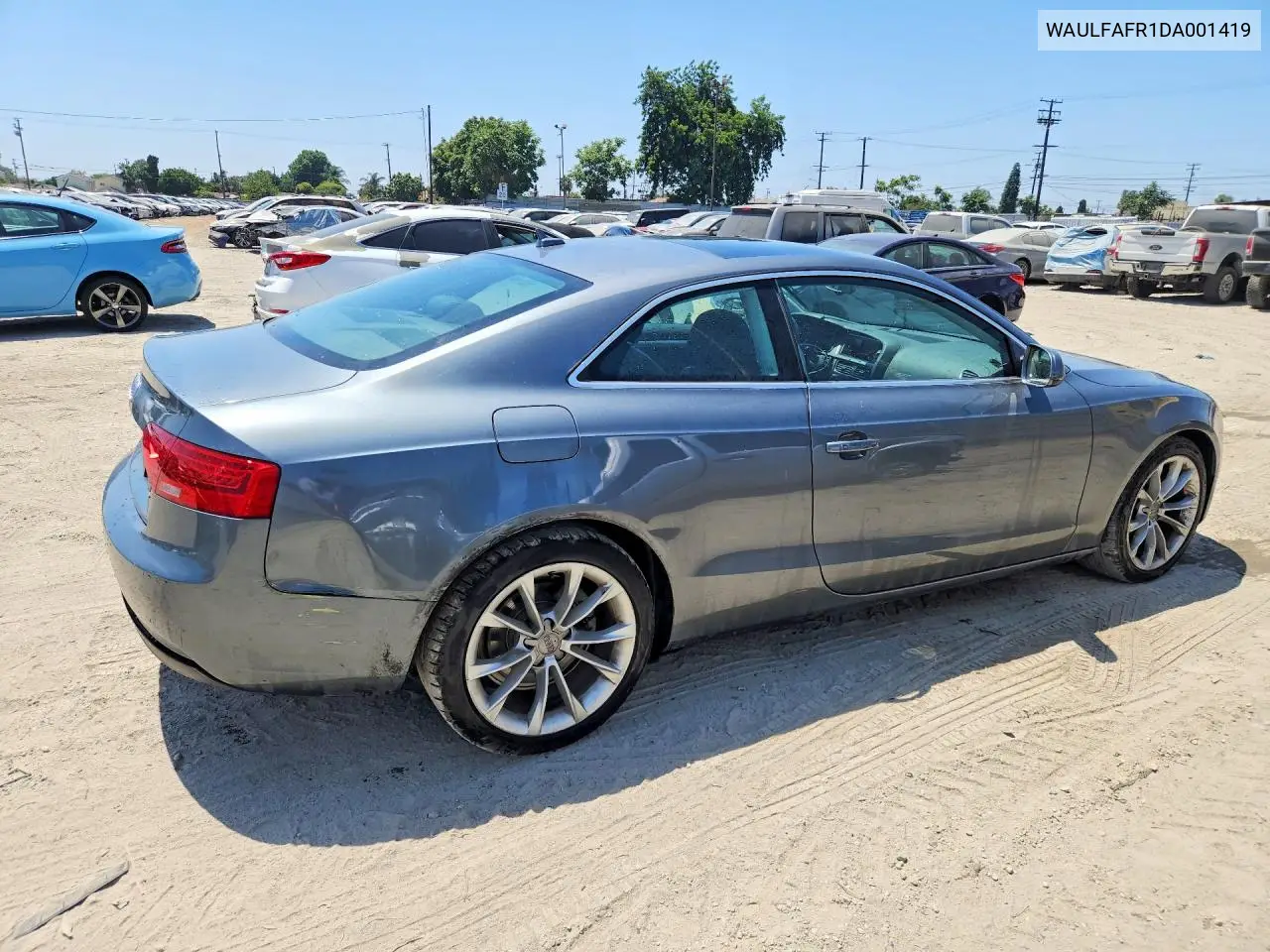 2013 Audi A5 Premium Plus VIN: WAULFAFR1DA001419 Lot: 60494446