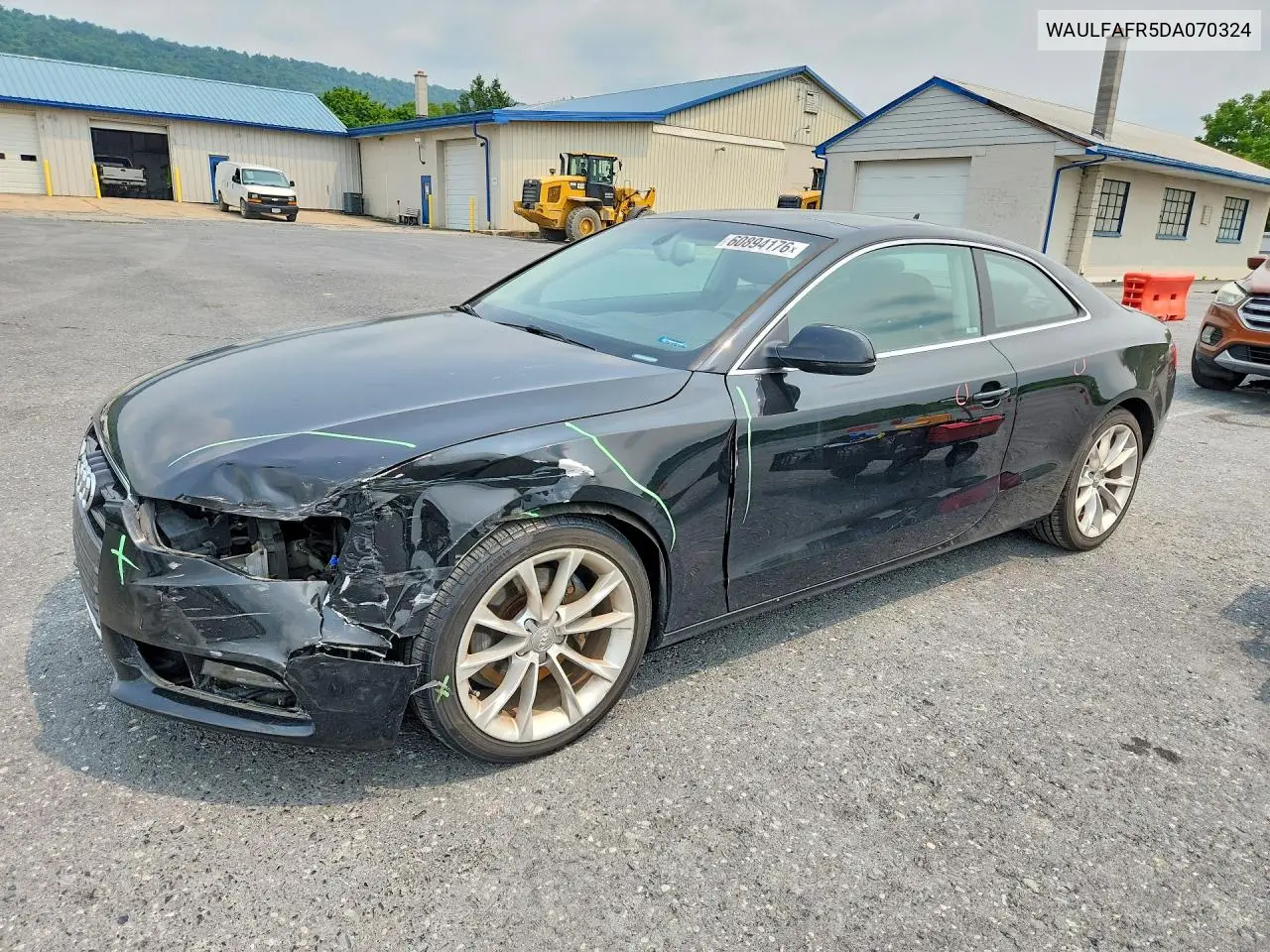 2013 Audi A5 Premium Plus VIN: WAULFAFR5DA070324 Lot: 60894176