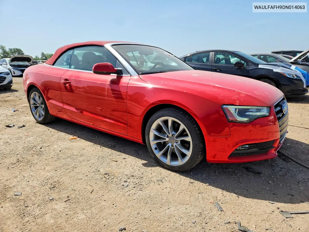 2013 Audi A5 Premium Plus VIN: WAULFAFH9DN014063 Lot: 85966995