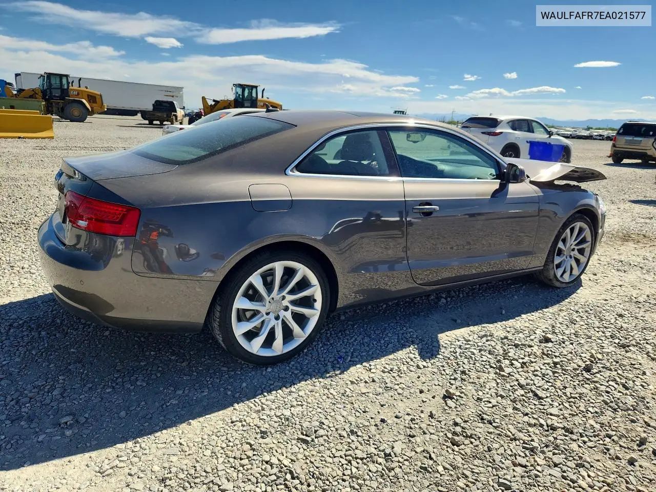 2014 Audi A5 Premium Plus VIN: WAULFAFR7EA021577 Lot: 57528286