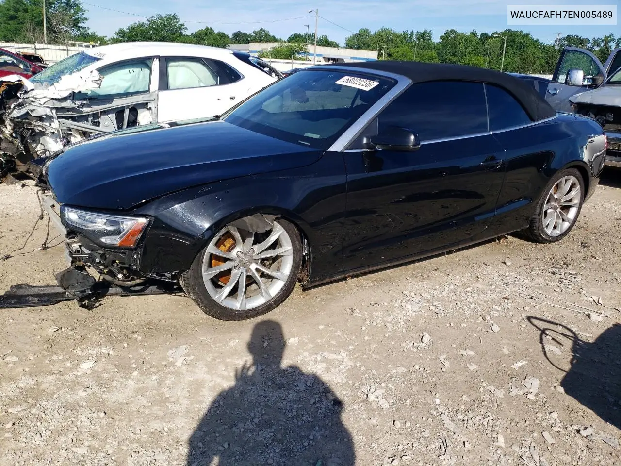 2014 Audi A5 Premium VIN: WAUCFAFH7EN005489 Lot: 58022236