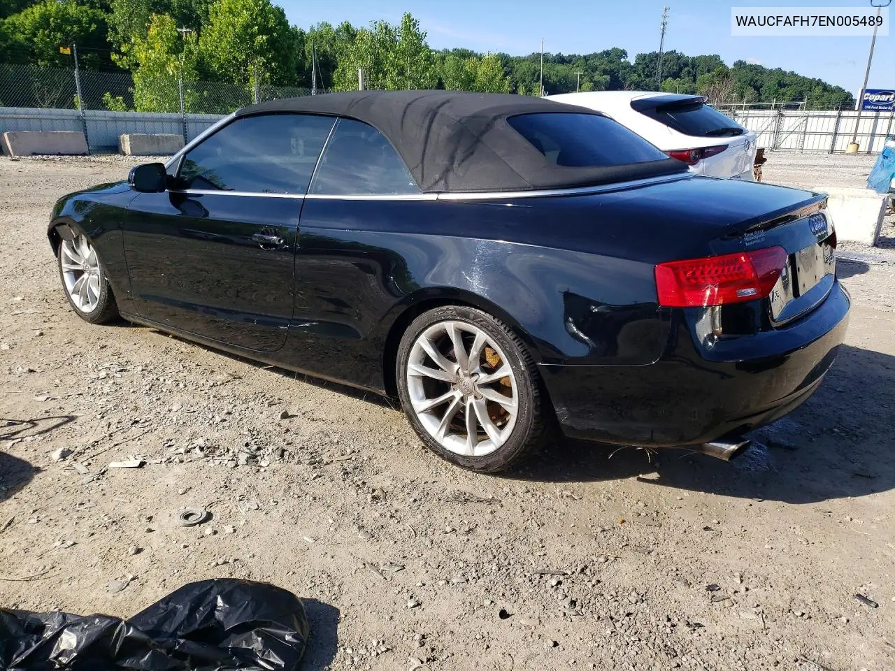 2014 Audi A5 Premium VIN: WAUCFAFH7EN005489 Lot: 58022236