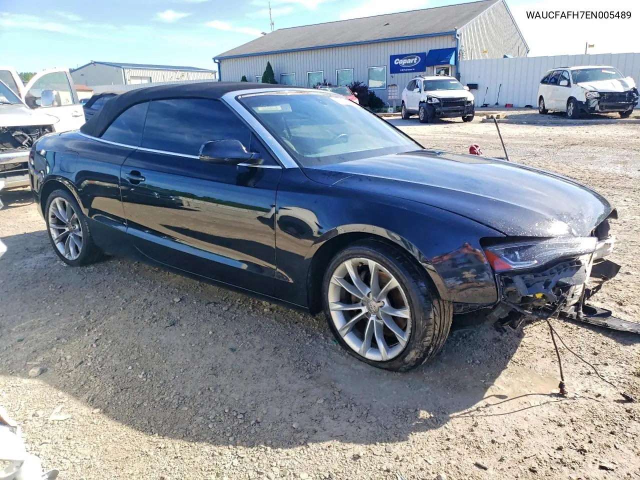 2014 Audi A5 Premium VIN: WAUCFAFH7EN005489 Lot: 58022236