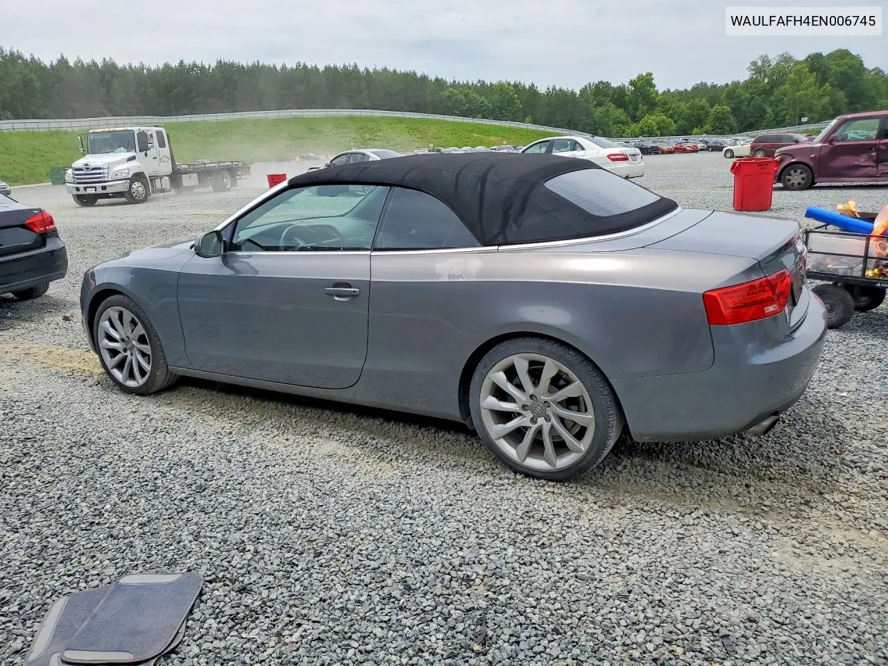 2014 Audi A5 Premium Plus VIN: WAULFAFH4EN006745 Lot: 58740756