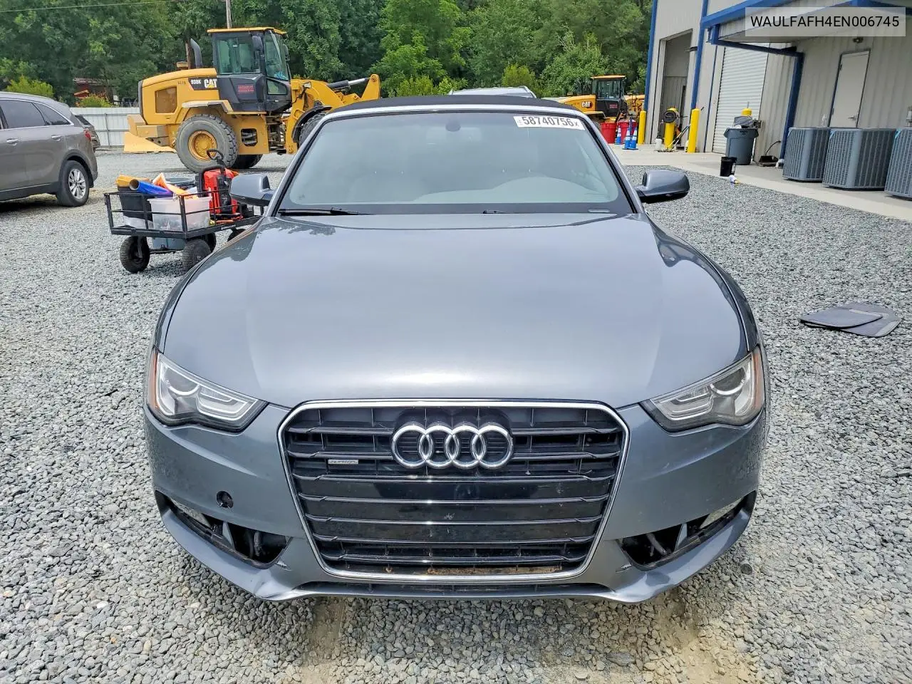 2014 Audi A5 Premium Plus VIN: WAULFAFH4EN006745 Lot: 58740756